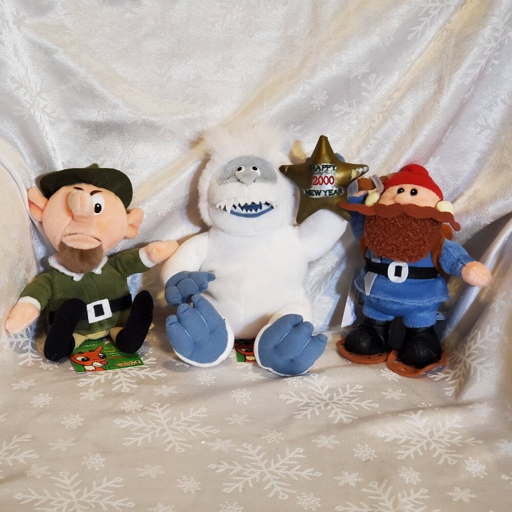 Stuffins Rudolph Island of Misfit Toys 1998-1999 CVS Plush Set of 12 w/Display - Picture 2 of 8
